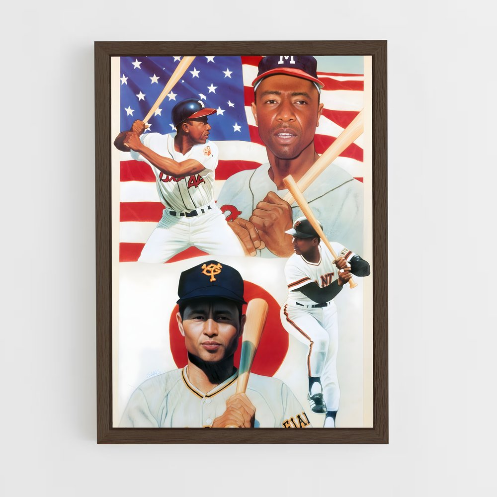 Poster Heroes du Diamond – affiche Baseball (vue 5)
